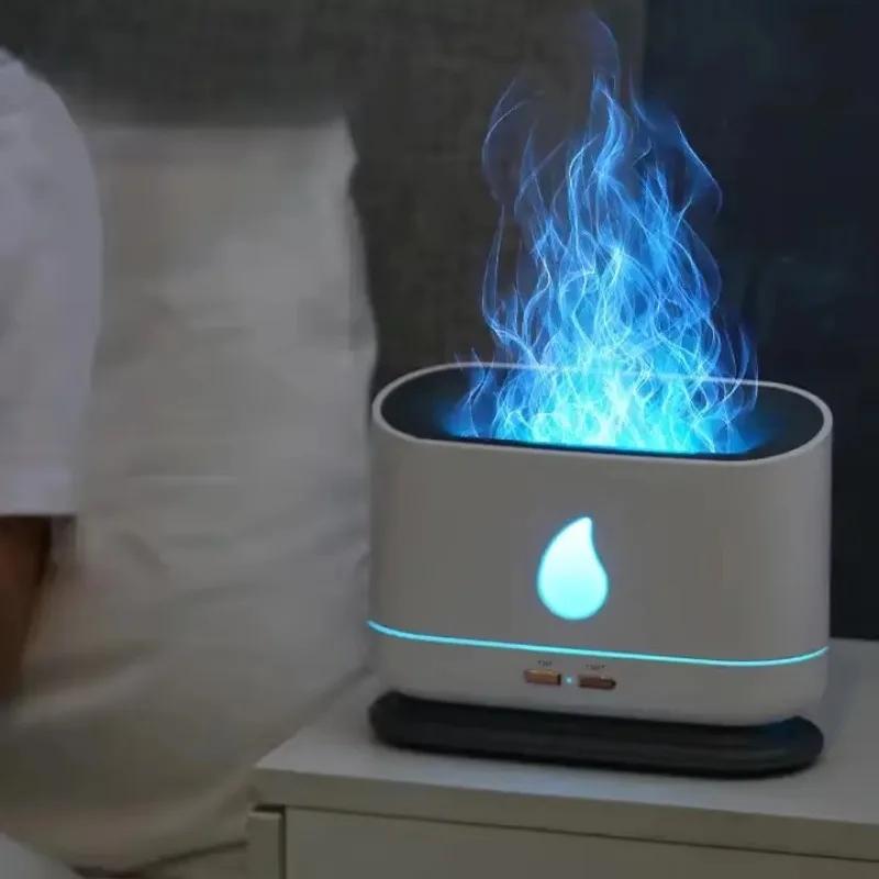 Humidificateur de Parfum Humidificateur d'Aromathérapie Humidificateur d'Air avec Éclairage LED Diffuseur d'Arômes Électrique Purificateur d'Air Petit Atomiseur