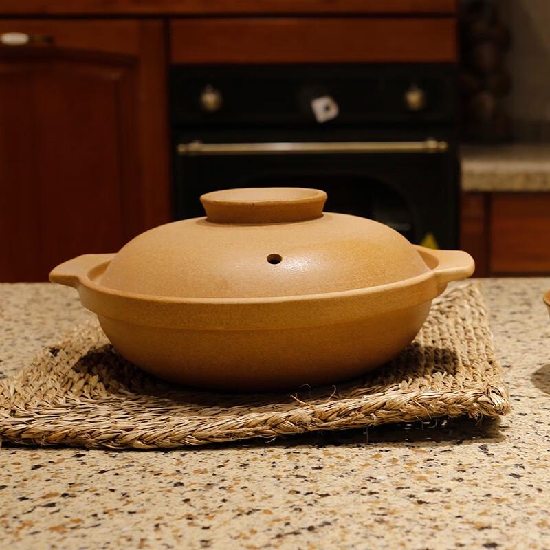 0.5L Shallow Clay Casserole Pot