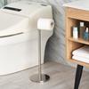 Free Standing Toilet Paper Holder Stand Sturdy Base Large Paper Roll Floor Stand with Reserve Function Folding