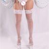 Lace Stockings Female Elastic Top Hose Women's Over Knee Stocking Lingerie Thigh High Sheer Hosiery for Woman Girl Friend Gift
