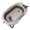 Baby Badewanne Faltbare Baby Temperaturfühlende Badewanne Faltbarer Verdickter Sitz Liege Badeeimer
