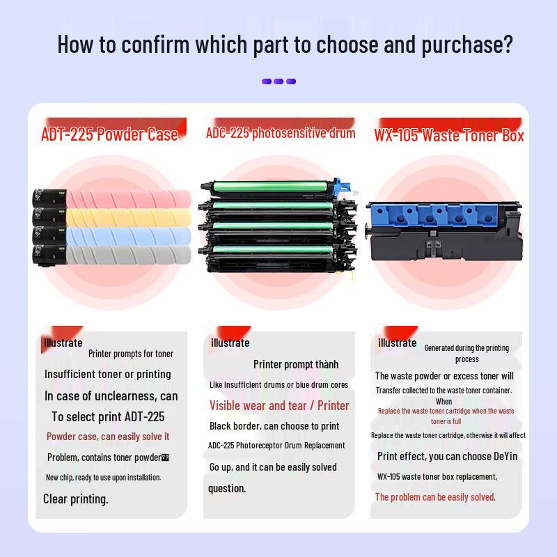 Compatible Toner Cartridge for Aurora ADT-225 Series