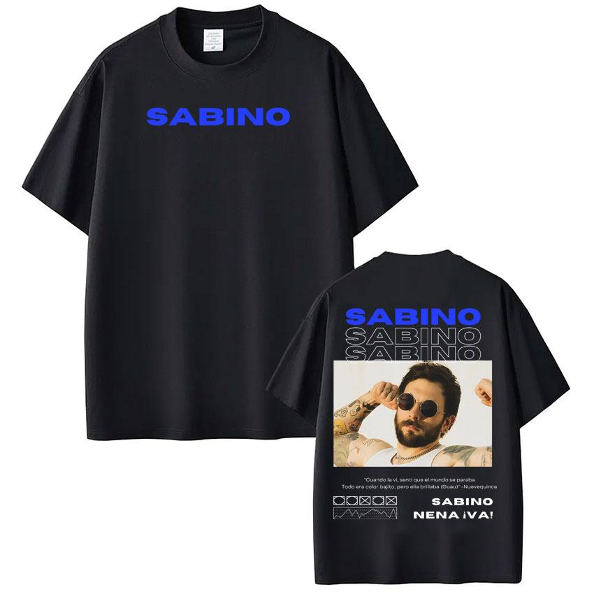 

Rapper Sabino Album Tour Print Tshirt Men Women Harajuku Fashion Tshirts Shortsleeved Casual Highquality Hiphop Tshirts 4XL