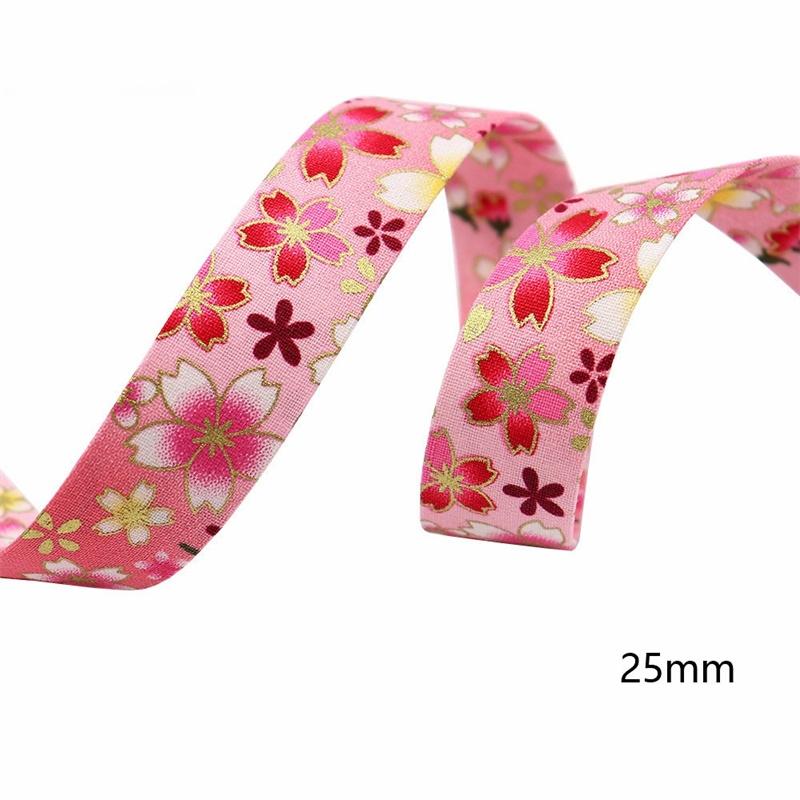 1m Flowers Ribbon Press Cloth Strip DIY Handmade Materials Headwear Hair Bows Clothing Shoes Hats Crafts