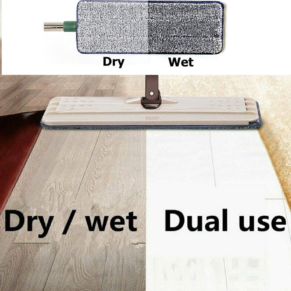 Replaceable Dust Microfiber Household Cleaning Tools Flat Mop Rag Mop Pads Floor Cleaning Cloth