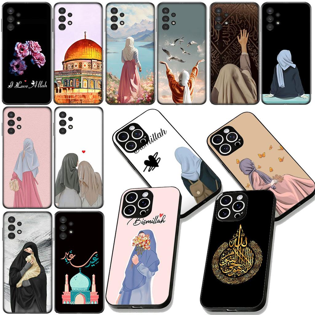 Muslim Girls Muslimah Arabic islamic Cover for Motorola Moto G86 G14 G35 G34 G45 G55 G67 G75 G85 G24 G15 G54 G57 Power Case