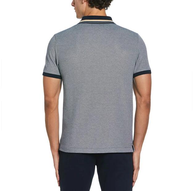 Original Penguin Birdseye Pique Tipped Short Sleeve Polo