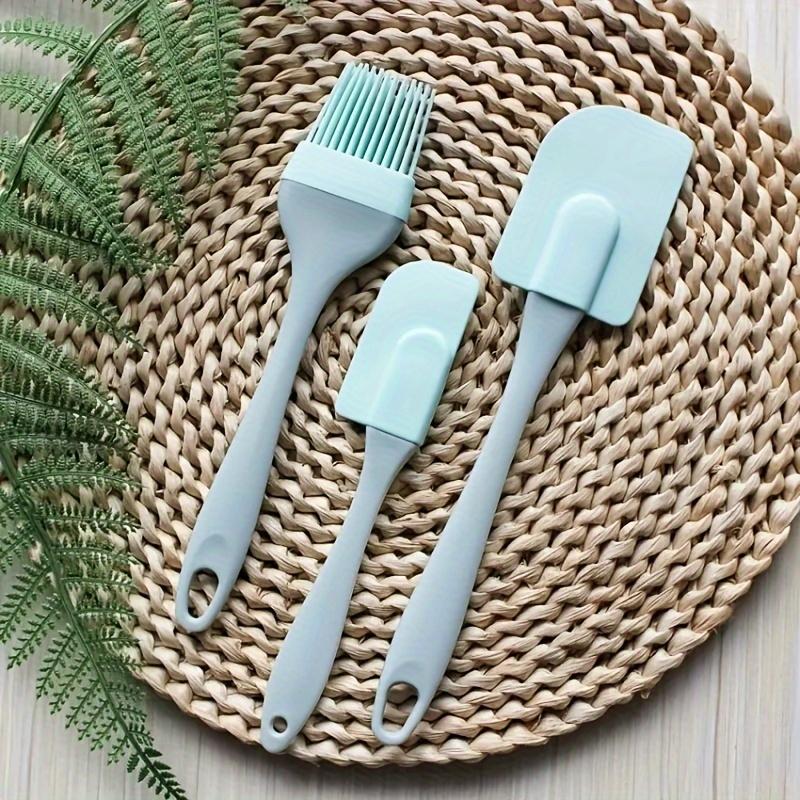 3PCS DIY Bread Cake Butter Spatula Cream Scraper Mixer Oil Brush Kitchen Baking Tool Silicone All-In-One Baking Kitchen Utensil