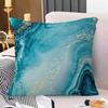 Decorazioni per la Casa Copricuscini con Motivo Marmo Blu e Oro Copricuscino con Motivo Adatto per Divano Camera da Letto Auto