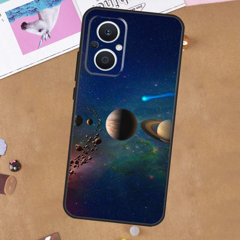 Space Solar System Planets Universe Case For OPPO Reno 4Z 5Z 8T 10 11 Pro 11F 5 6 7 8 Lite OPPO Find X5 X6 Pro X2 X3 Neo Cover