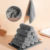 5Pcs Dish Towel Good Water Absorbent Large Kitchen Hand Towels Strong Decontamination Thick Soft Scouring Pad Set