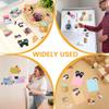 21 Pcs Cute Cat Magnetic Bookmark Cartoon Magnetic Bookmarks Set Funny Book Marker Clip Assorted Page Marker for Student Teacher