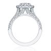 Crystal Female White Pink Zircon Stone Ring Set Silver Gold Color Bridal Wedding Engagement Jewelry For Women