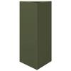 VidaXL Olive Green Triangular Planter 40x34.5x70 Cm Steel 851163