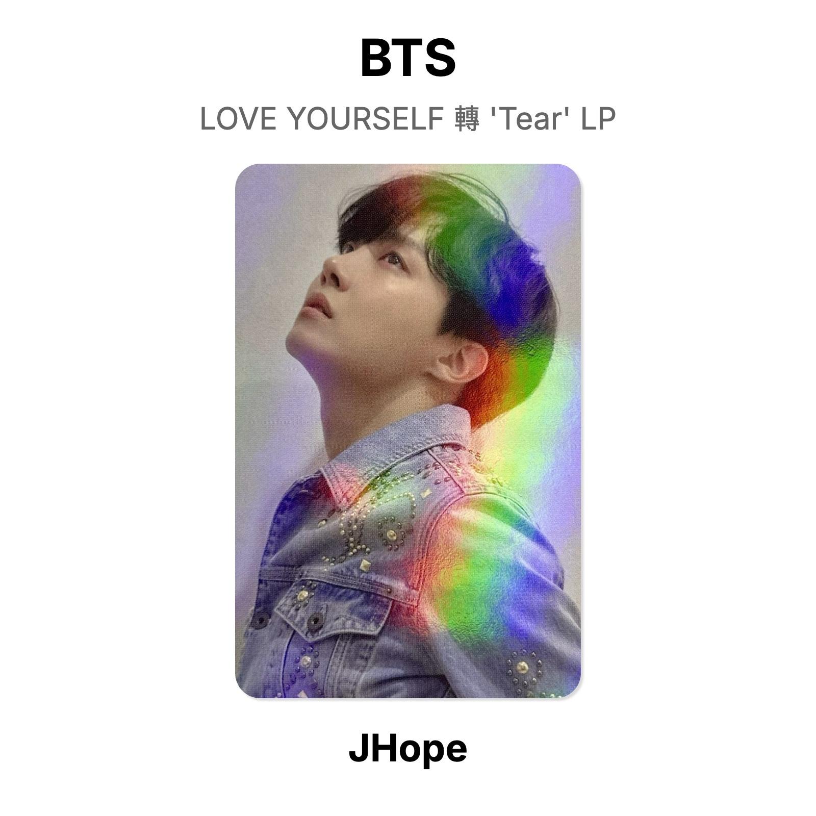 BTS LOVE YOURSELF Tear LP Official Photocard J-Hope