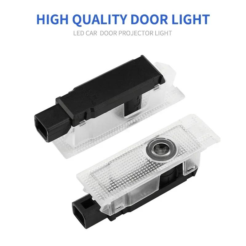3D 2Pcs For Alfa Romeo 159 Giulia Giulietta Mito Stelvio Brera Spider LED Car Door Logo Lights Projector Laser Ghost Shadow Lamp zl6