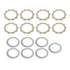 15 Pcs Clutch Friction Disc Plate Kit Reduce Vibration Improve Transfer Effect for G310 R G310 GS 2017 To 2020