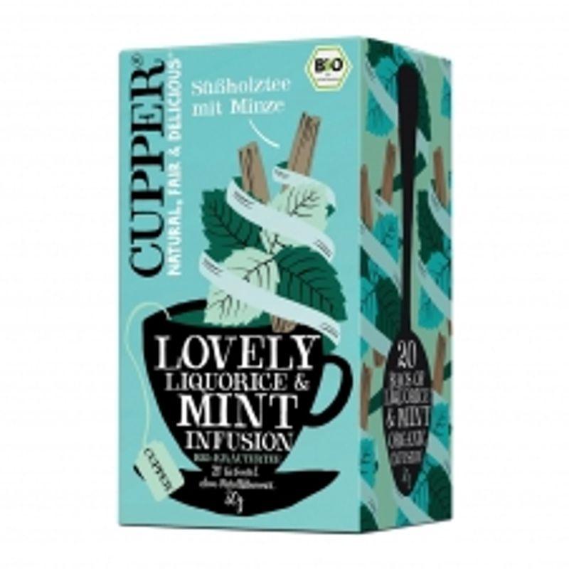 Cooper BIO Herbal Tea Licorice & Mint Tea Bags (20 Bags)
