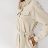 Frühling Herbst Damen Hemden Kleid Elegant Büro Damen Langarm Oberteile Vintage Koreanisch A-Linie Midi Kleider für Damen Bekleidung