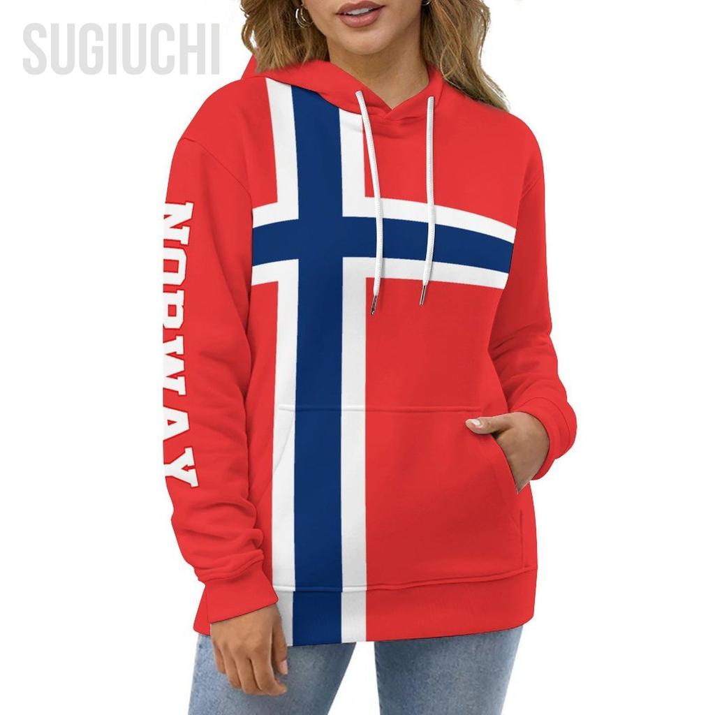 3D Hoodie Norway Flag Men Women Polyester Harajuku Sweatshirt Pullover Hoodies