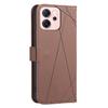 For Oppo Reno14 F 5G Case BINFEN COLOR BF35 Geometry Imprinted Leather Phone Cover RFID Blocking Wallet Stand