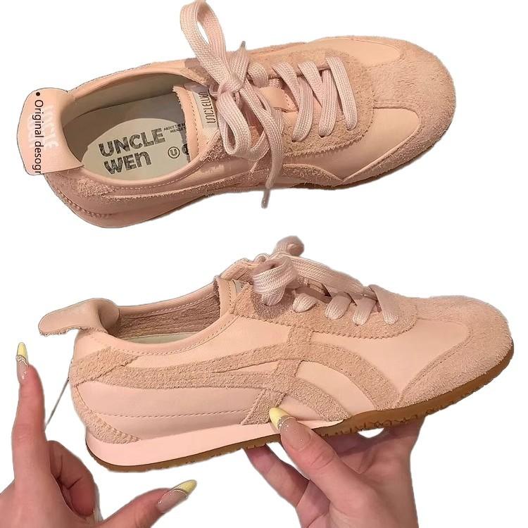 Retro Forrest Gump training shoes women's 2025 new summer soft-soled casual sports shoes flat-soled versatile white shoes