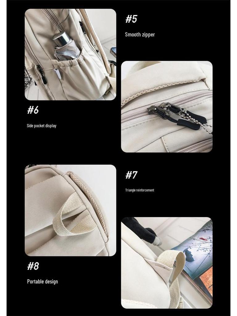 Versatile Large Capacity Japanese Schoolbag for Women & Students: Ideal for High School, University, and Third To Sixth Grade Middle Schoolers