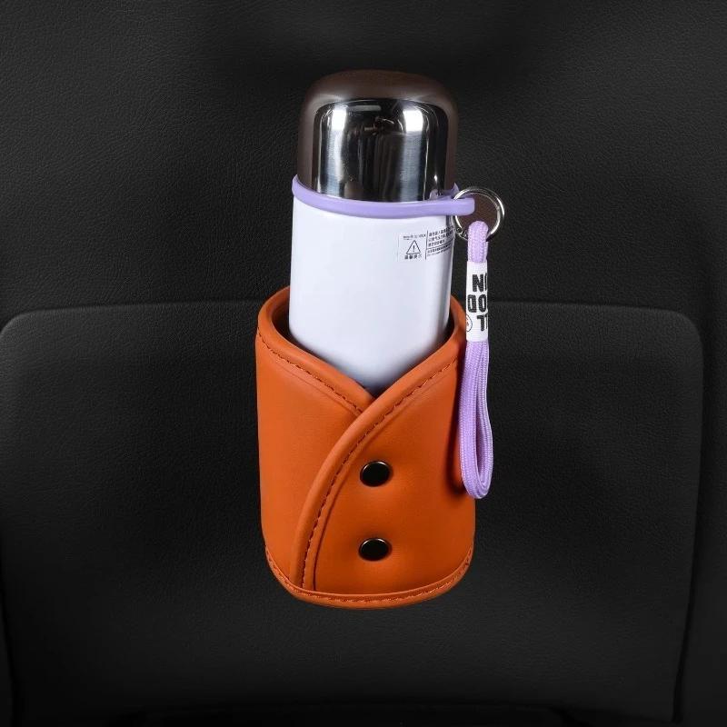 Car Water Cup Holder Multi-purpose Door Hanging Storage Box High-quality Car Cup Holder Universal Car Trash Can Auto Accessories