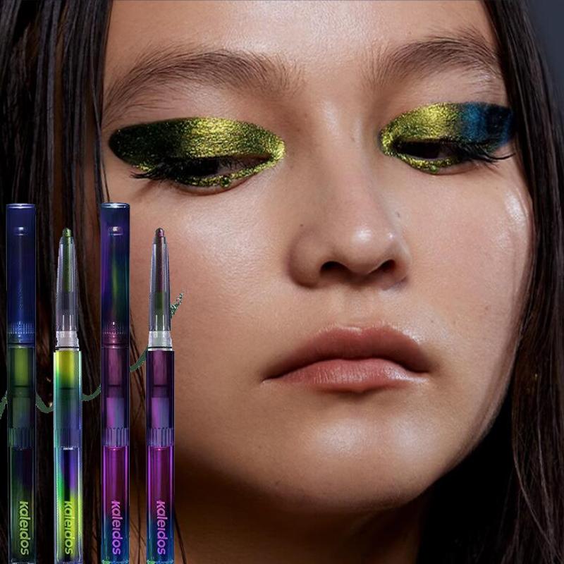 Kaleidos Eyeliner Gel Pencil Waterproof Chameleon Colour Long Wear Glitter Metallic Waterproof Eye Pen High Pigment Eyeshadow