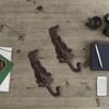 Practical Iron Hook With Dog Design Rusts Resistant Iron Dog Hook Suitable For Hanging Small Items Like Coats And Keys