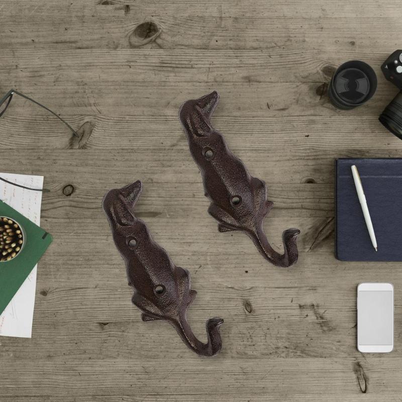 Practical Iron Hook With Dog Design Rusts Resistant Iron Dog Hook Suitable For Hanging Small Items Like Coats And Keys