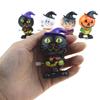 Halloween Opptrekkbar Gresskarleke Skummel Tegneserie Heks Snømann Gående Leke Småbarn Gutter Jenter Fjærverk Urverk Svart Katt Leke
