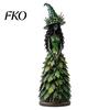 Indoor Fall Decorations Autumn Witch Figurine Statue, Resin Halloween Tabletop Decor, Seasonal Room Accessories Shelf Ornament for Mantel Fireplace