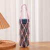 Woven Net Bottle Mugs Storage Bag Foldable Portable Cups Holder Coffee Cup Mesh Bag  Camping