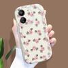 Cute Cartoon Pattern Cream Texture Casing Wavy Edge Soft Silicone Cover Phone Case for Xiaomi Redmi