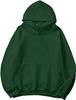 Sudadera con capucha de manga raglán unisex: Sudadera Casual de Color Sólido, Moderna y Versátil