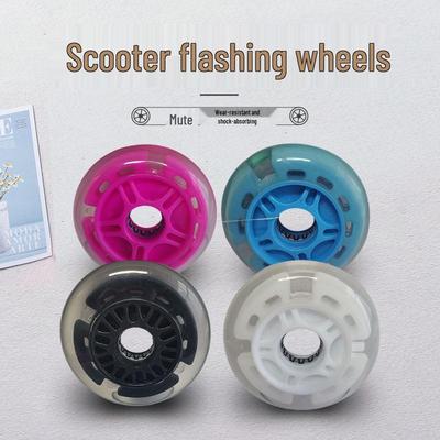 Cross-Border Extreme Scooter Wheels: Wear-Resistant, Silent Polyurethane Flashing Wheels