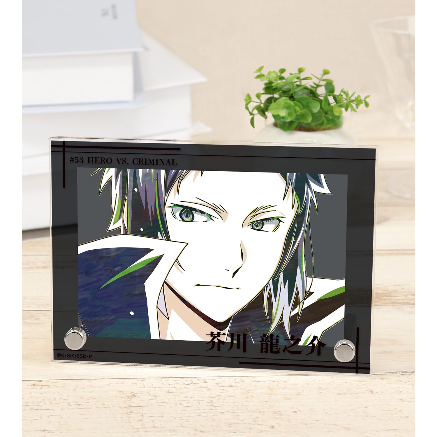 Bungo Stray Dogs Акутагава Рюноскэ Ani Art 4-я Двойная Акриловая Панель