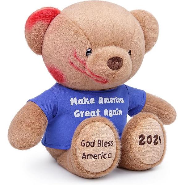 MAGA Teddy Bear, Make America Great Again Teddy Bear, 2025 MAGA Teddy Bear, Funny President Merchandise, Make America Great Again 2025 Gift for Men Style C