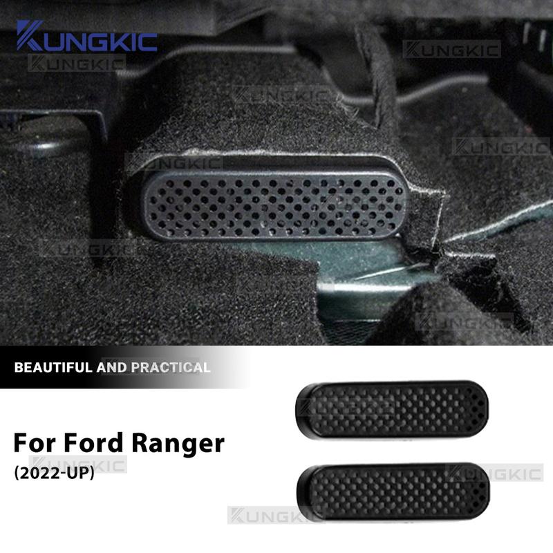 For Ford Ranger T9 2024 2025 Car Under Seat Floor AC Air Conditioner Vent Outlet Protection Cover Interior Accessories