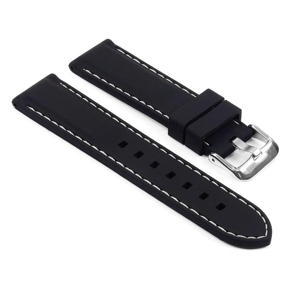 Fashion Soft Silicone Watch Strap Band Buckle Watchband Replacement Wristband
