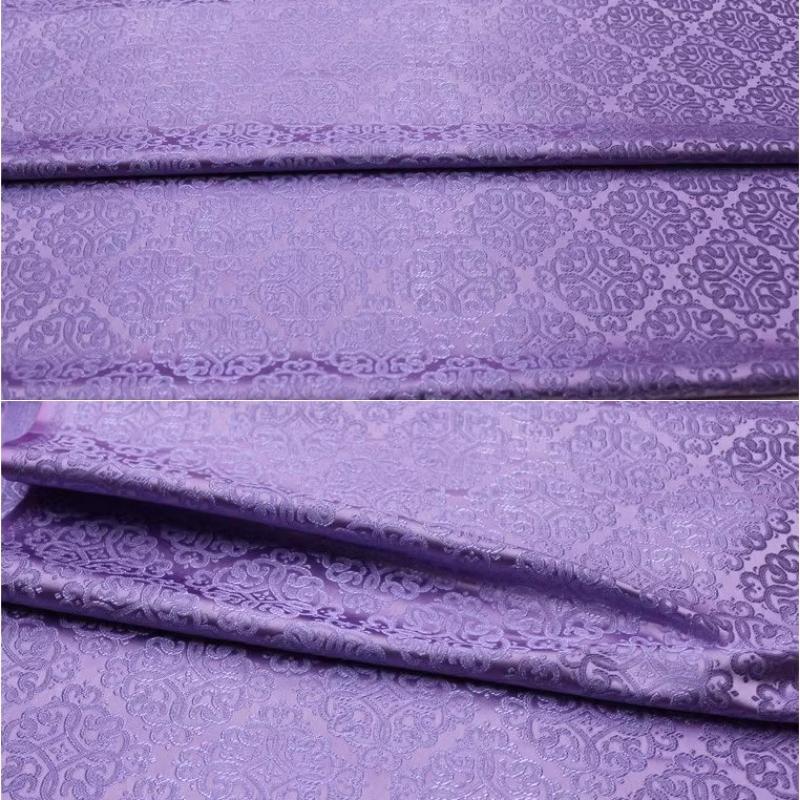 100x75cm Chinese Style Jacquard Brocade Silk Fabric for Diy Cheongsam Hanfu Children's Clothing Robe Ethnic Clothing Cloth