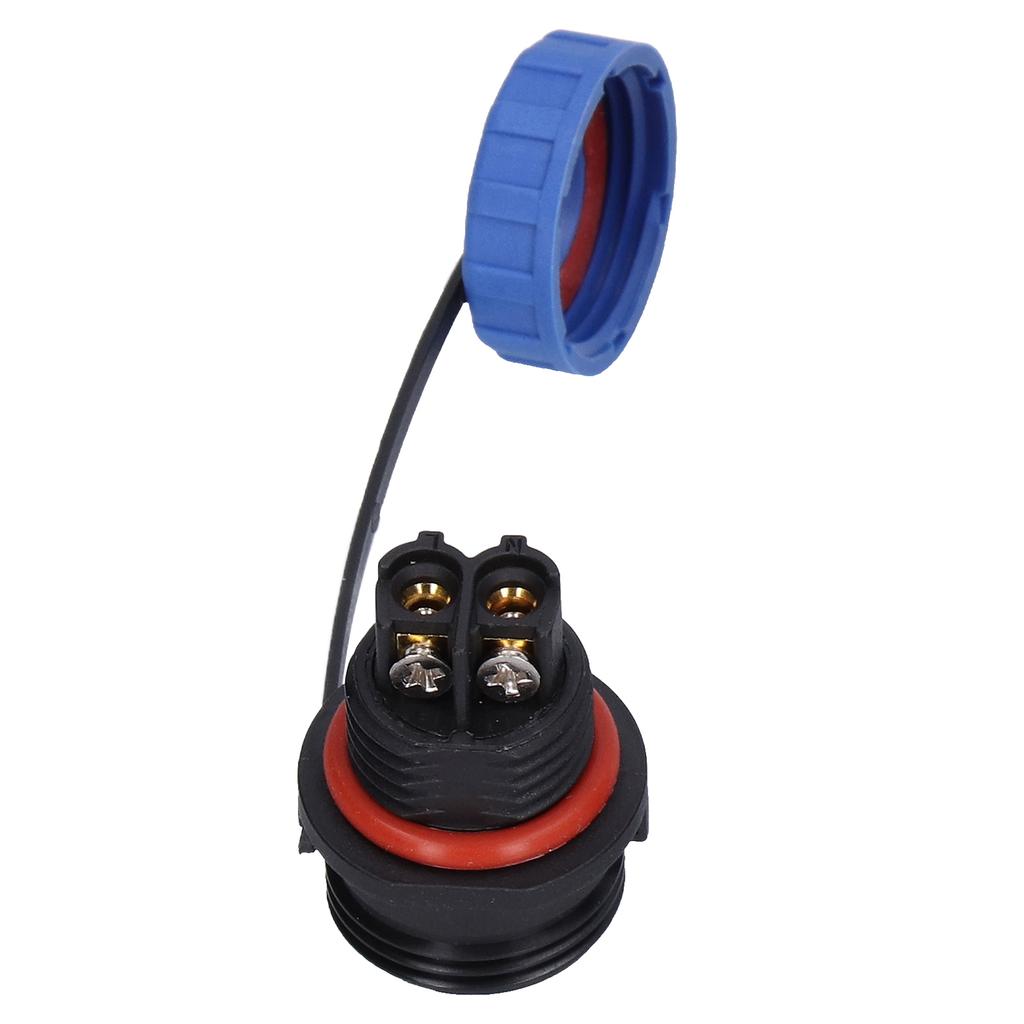 Luftfahrt-Steckdose IP68 Wasserdichter lötfreier Stecker-Buchsen-Paar-Anschluss 2-polig 20A LP16