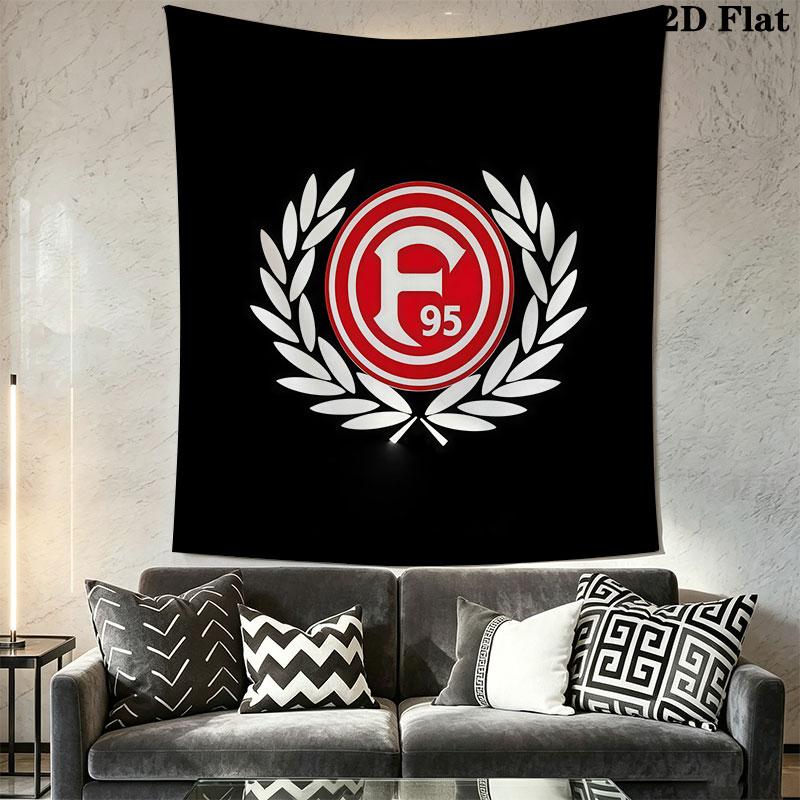 Fortuna Düsseldorf Wall Hanging Printed Fabric Blanket Decorative Tapestries for Bedroom Living Room Home Decor