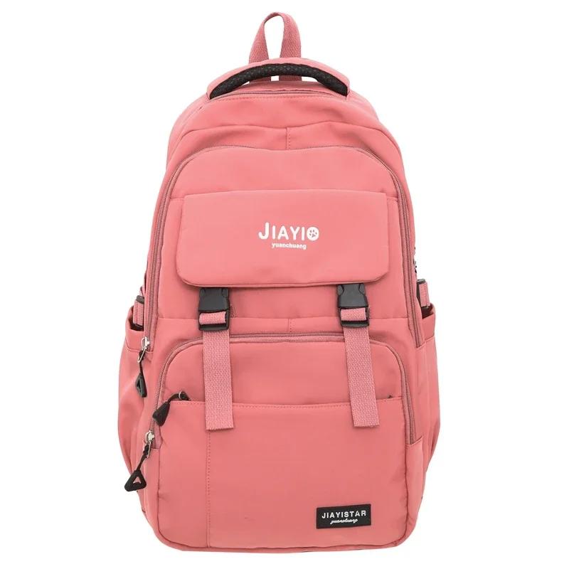 

Большая вместимость женских рюкзаков, горячая распродажа, повседневная универсальная простая женская сумка на молнии