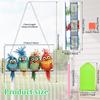 Hanging Diamond Art Owl Animal Pattern Diamond Painting Suncatcher Pendant Art for Home Wall Window Decoration DIY Handmade Gift