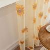 100x200cm Window Curtain Sunflower Lace Curtain Modern Voile Sheer Curtain  Living Room Decoration