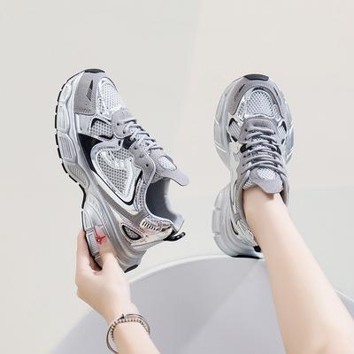 Platform Dad Shoes Autumn New Street Snap Student Running Sneaker Height Increasing Leisure