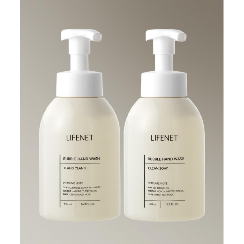 Lifenet [2pack] Mildly Acidic Bubble Hand Wash 500ml BABY POWDER {LNHWBPBP}