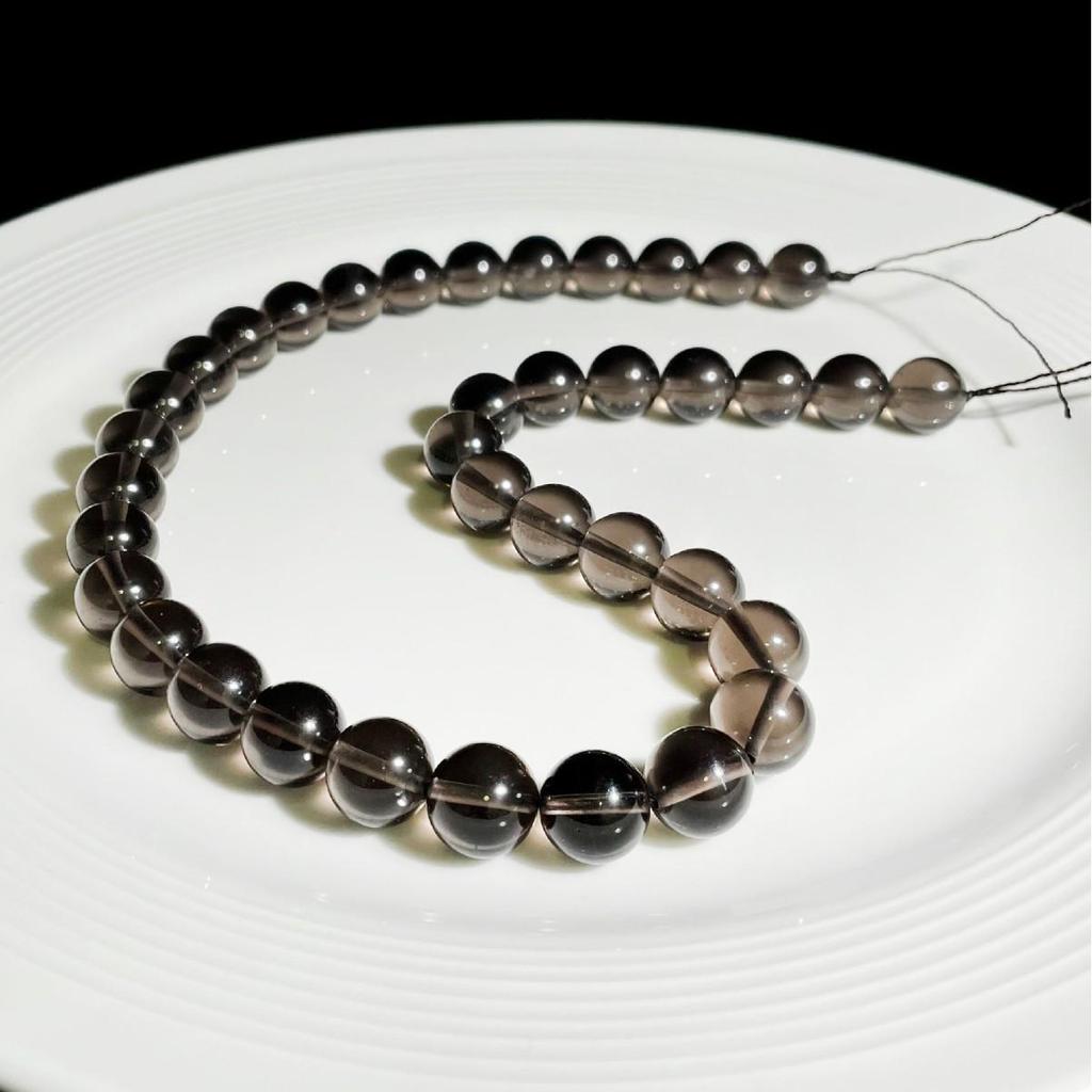 Jingxi Crystal Natural Icy Obsidian Round Beads for DIY Jewelry Accessories, Bracelet Semi-finished Product